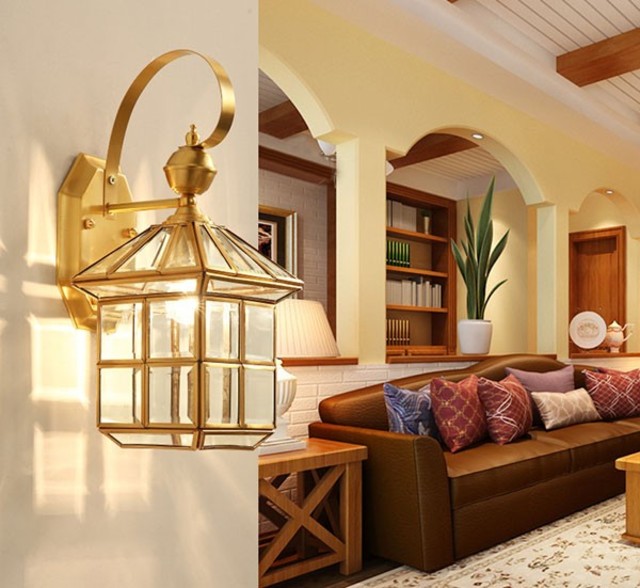 Đèn treo tường phòng khách 1